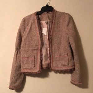 New Pink Tweed Old Navy Size Medium Blazer